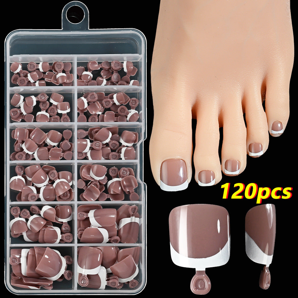 French Tip Gel Fußnagel Set Brehn