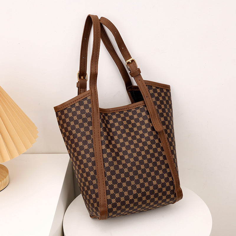 Minimalistische Zip-Top Handtasche Brehn