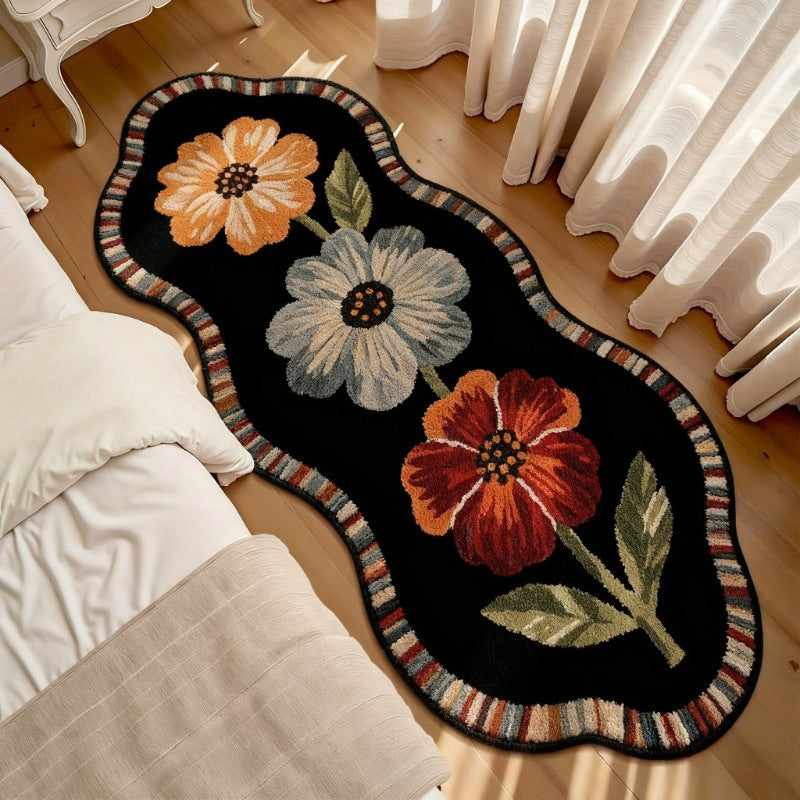 Florales Design Läufer Teppich