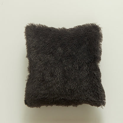 Plüschweiche Textur Dekokissen