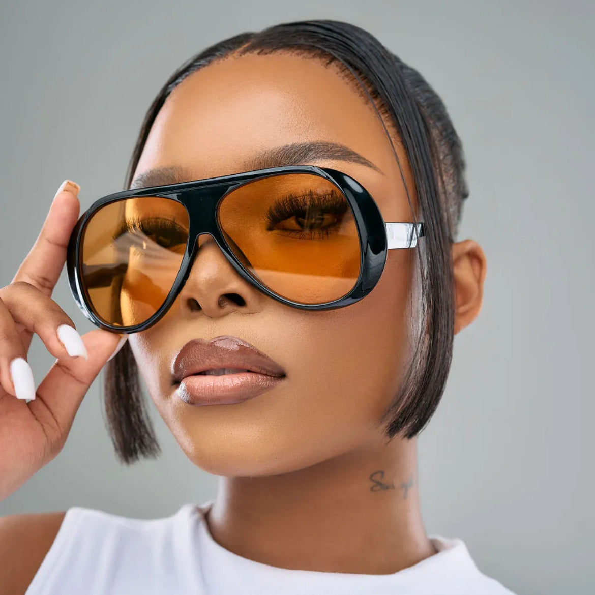 Damen modische Pilotensonnenbrille Brehn