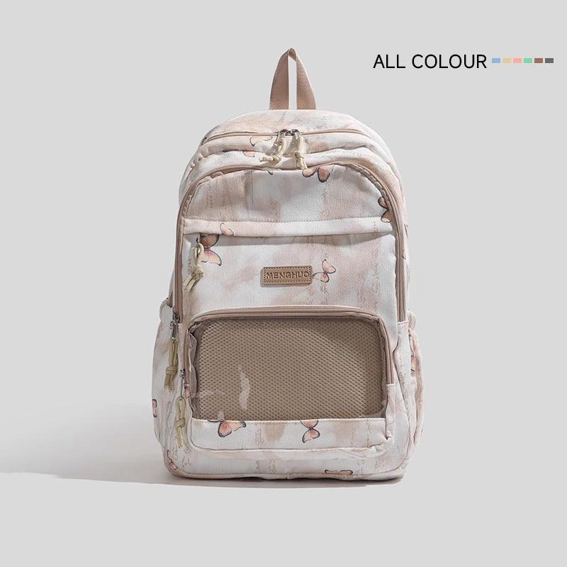 Stilvolle Schmetterlingsdruck-Rucksack Brehn
