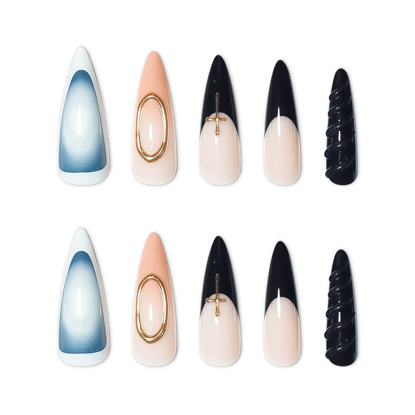 Premium Stiletto-Nagelkunstverlängerungen Brehn