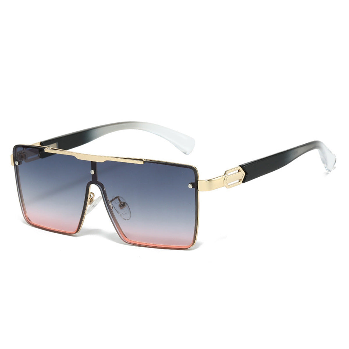 Damen Modische Oversized-Sonnenbrille im exklusiven Schildpatt-Design Brehn