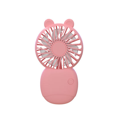 Damen tragbarer Mini-Lüfter mit niedlichem Tierdesign Brehn