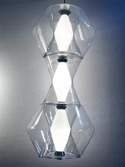 Künstlerische Glas Pendelleuchte