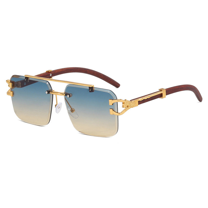 Damen modische Brille mit innovativem Rahmen und luxuriösem Holzdetail Brehn