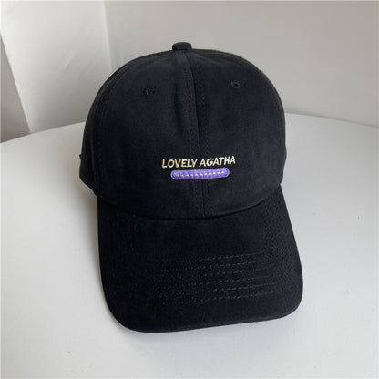 Damen Wildleder Bestickte Baseballmütze Brehn