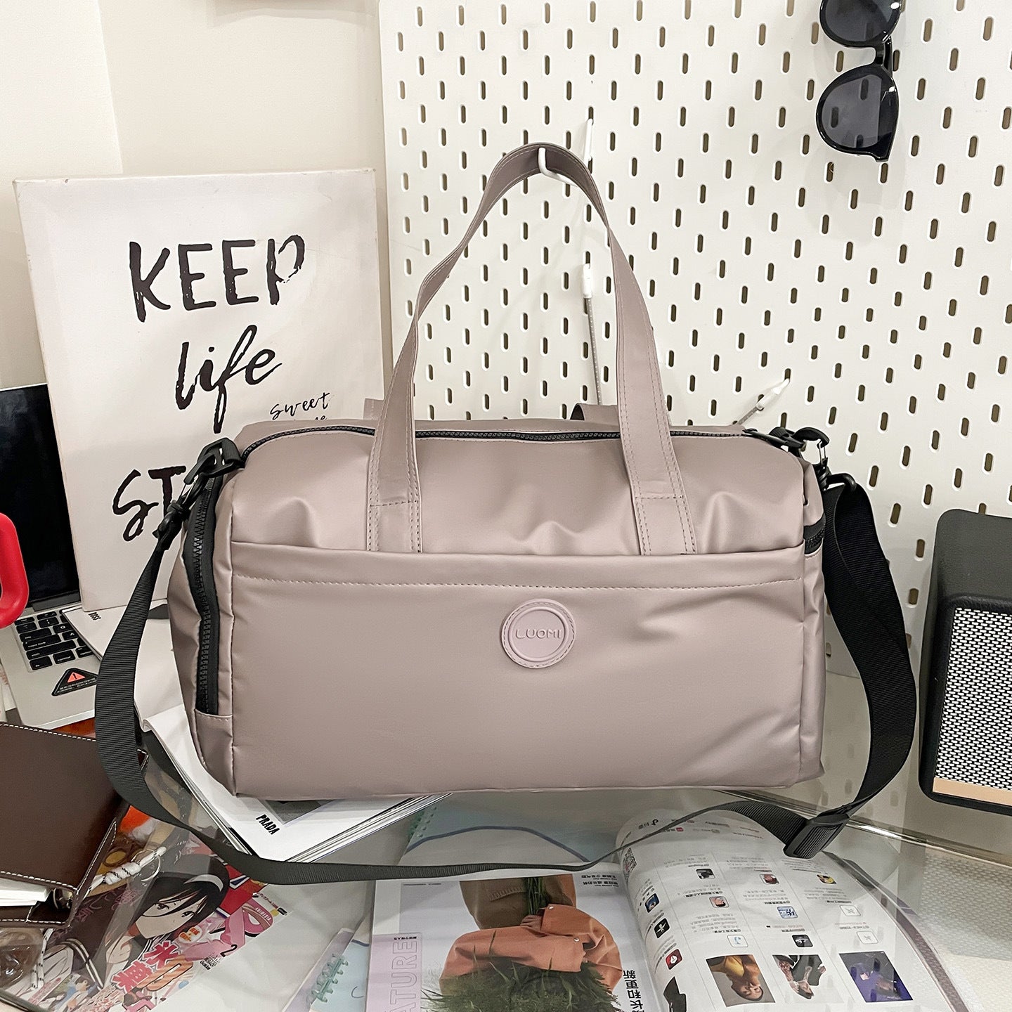 Funktionale Wochenend-Duffel-Tasche