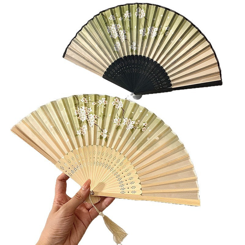 Handgefächer mit Elegantem Blütenmuster Brehn
