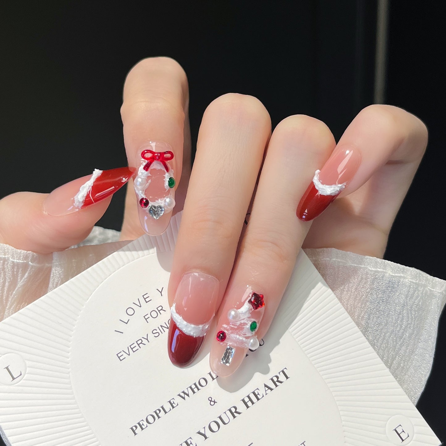 Urlaubs-Themen Press-On Nagelkunst Brehn