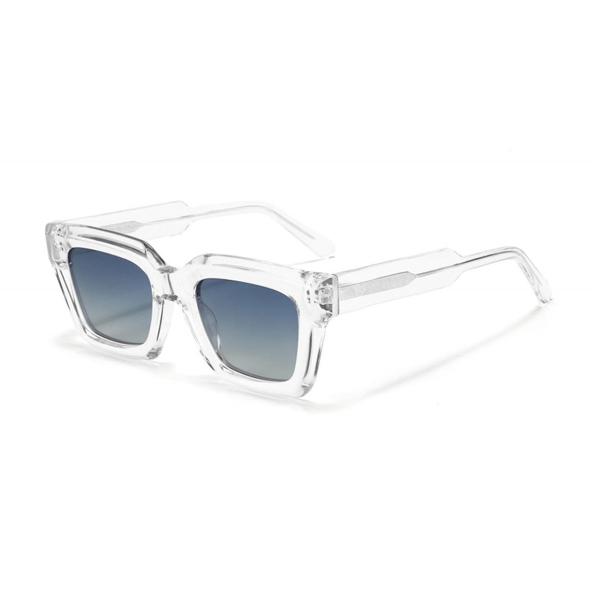 Damen quadratische Sonnenbrille mit modernem Kunststoffrahmen und sanften Gläsern Brehn