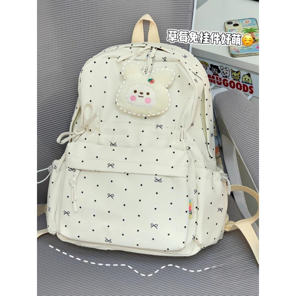 Stylische Polka Dot Freizeit Rucksack Brehn