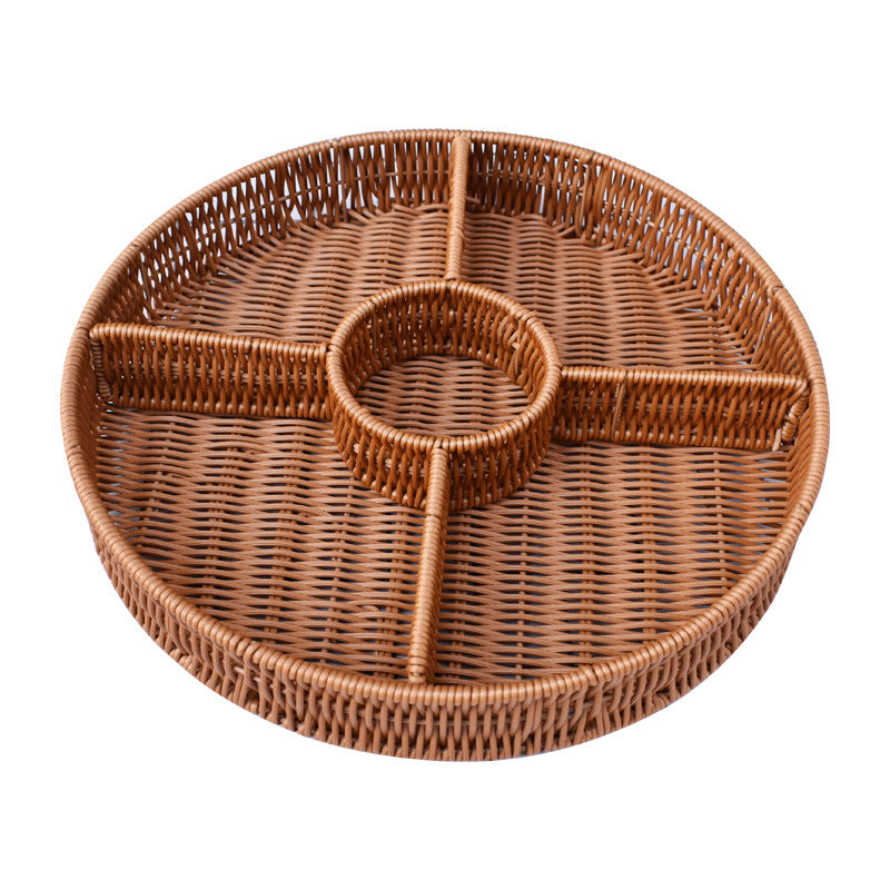 Artisan Woven Serving Platter Brehn