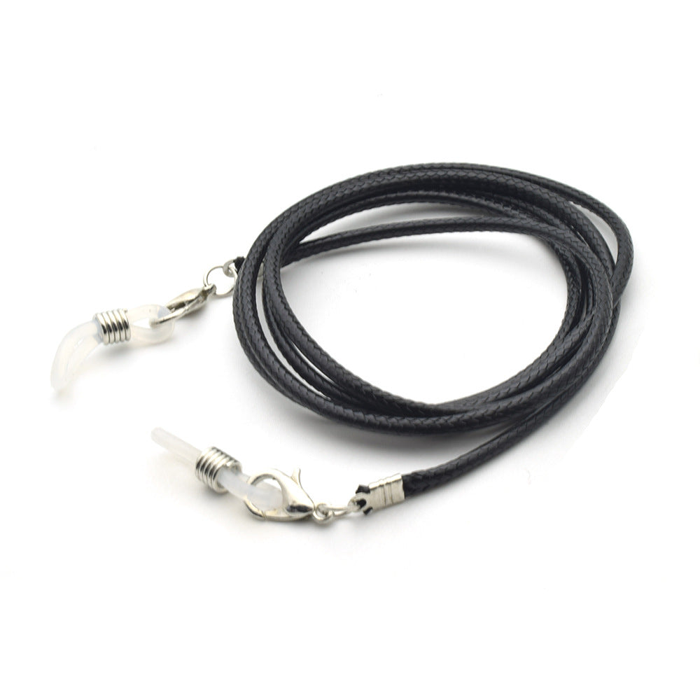 Geflochtener Leder-Brillenhalter Brehn