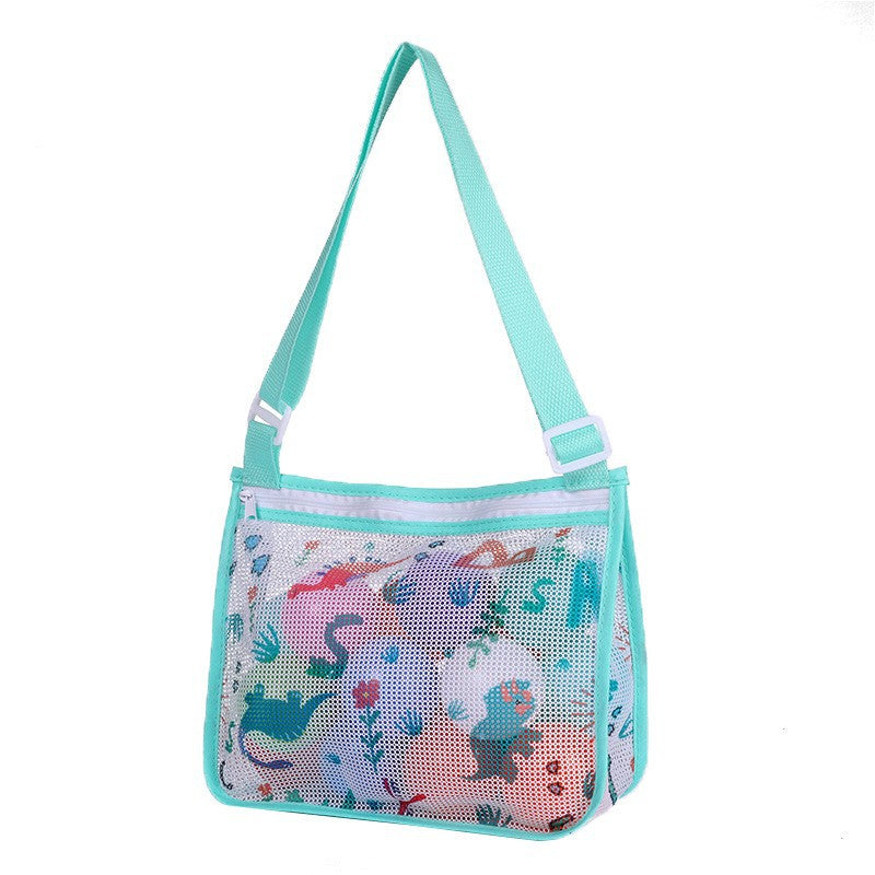 Mesh Strandtasche mit Praktischem Reißverschluss Brehn