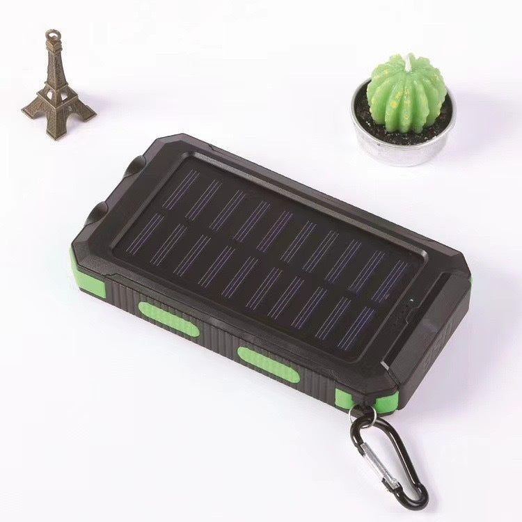 Robuste Solar-Powerbank mit mehrfachen Ladeanschlüssen Brehn