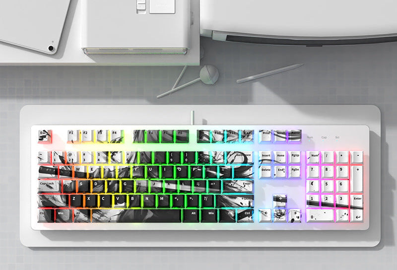 Künstlerisch Themed Mechanische Tastatur Brehn
