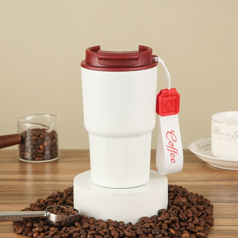 Damen hochwertiger Kaffeebecher mit Silikonverschluss Brehn