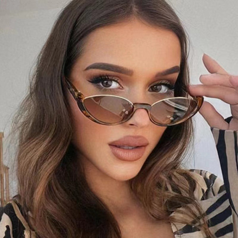 Damen Cat-Eye Sonnenbrille mit dezentem Rahmen und polarisierten Gläsern Brehn
