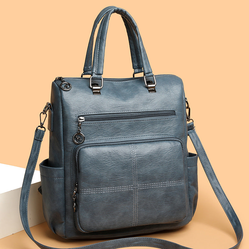 Stilvoller Multi-Funktions-Leder-Rucksack Brehn