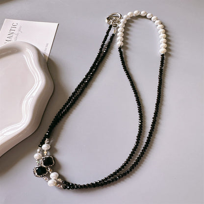 Elegante Perlen-Aussage-Halskette Brehn