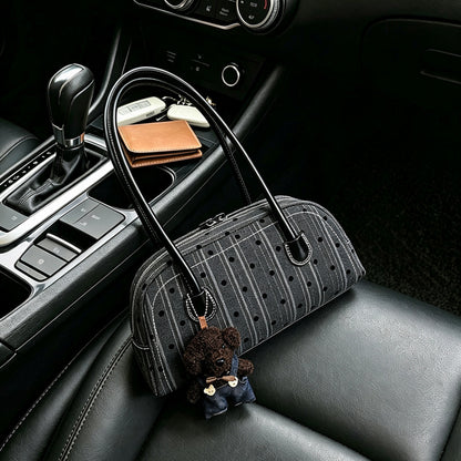 Trendige Kunstleder-Handtasche