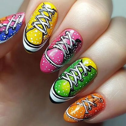 Verspielt Thematisches Press-On Nagelset Brehn