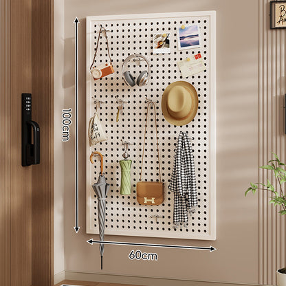 Wandanag perforiertes Lochboard-Organizer-Panel Großes Quadrat mit modularen Haken und Zubehör