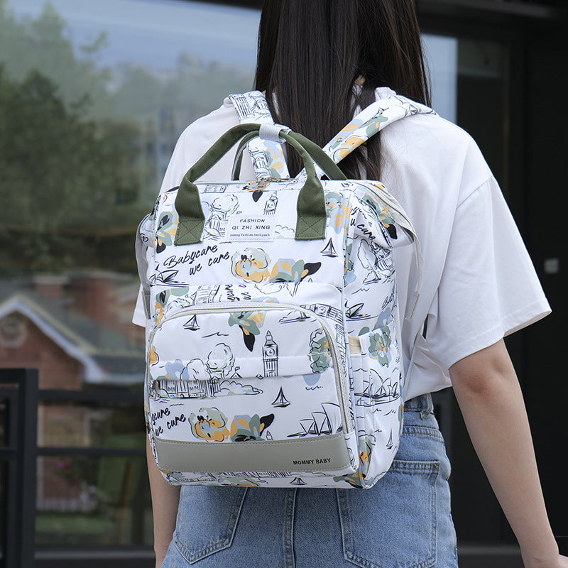 Stylischer Babypflege-Rucksack Brehn