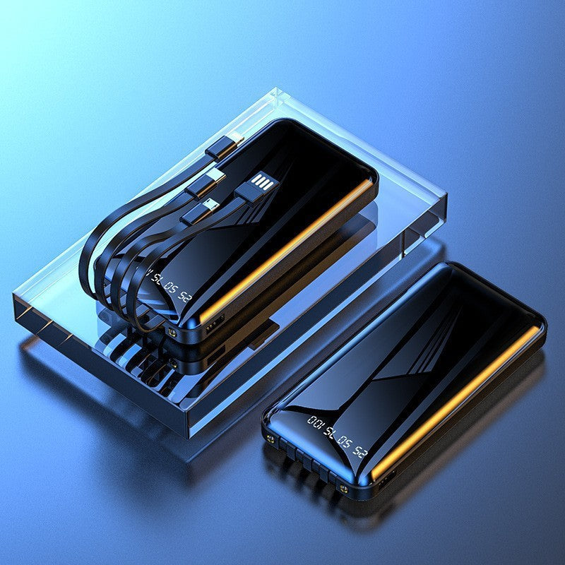 Vielseitige Powerbank mit Schnellem Ladeanschluss und Digitaler Anzeige Brehn