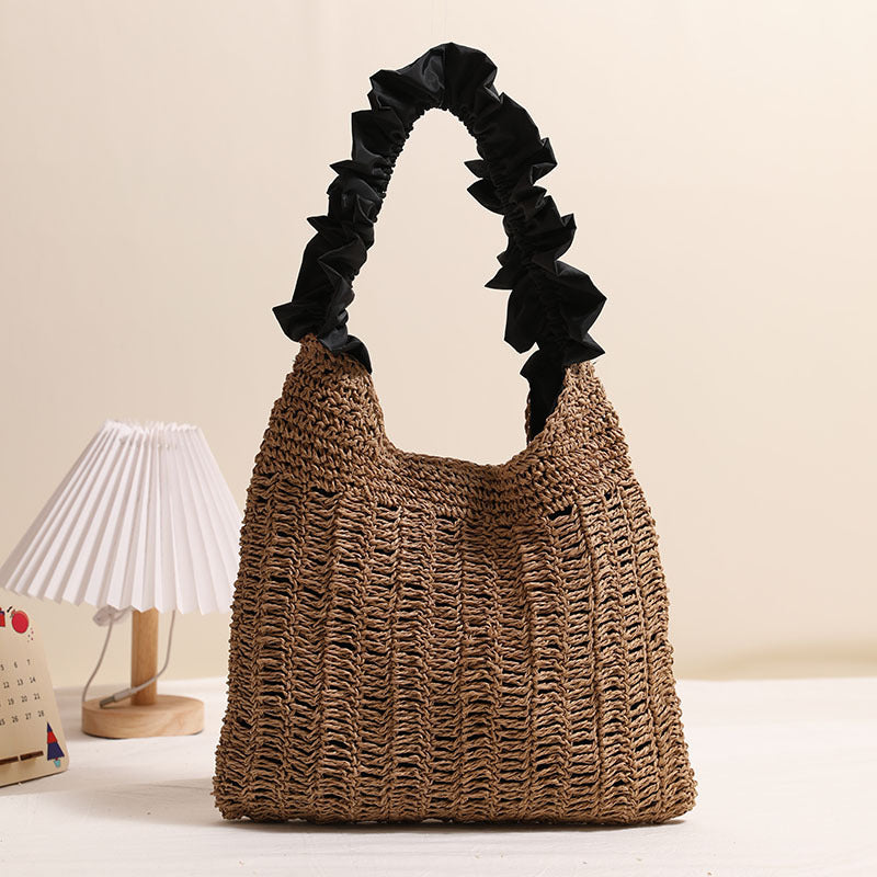 Damen Modische und handgefertigte Taschen mit rüschenförmigem Griff Brehn