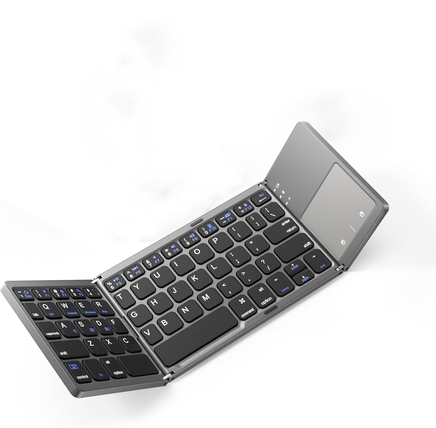 Faltbare Bluetooth-Tastatur mit leisen Schaltern Brehn