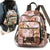 Stylischer Denim-Muster-Rucksack Brehn