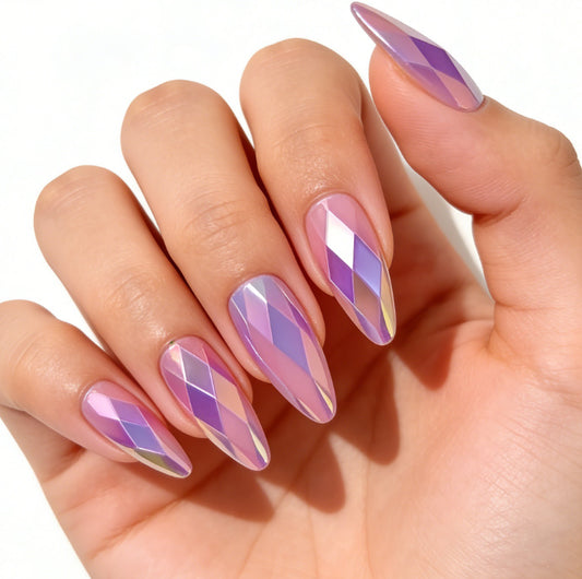3D Geometrisches Muster Nagelkunst Verbesserungen Brehn