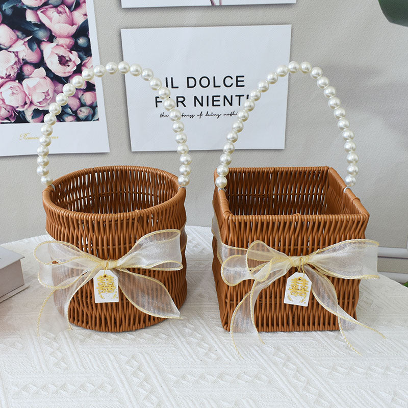 Elegante Handgefertigte Rattan Tragetasche Brehn