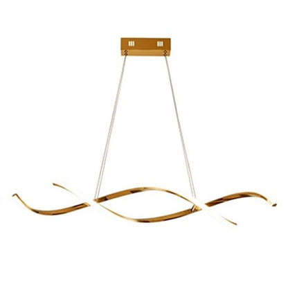 Wellen-inspirierte LED-Pendelleuchte