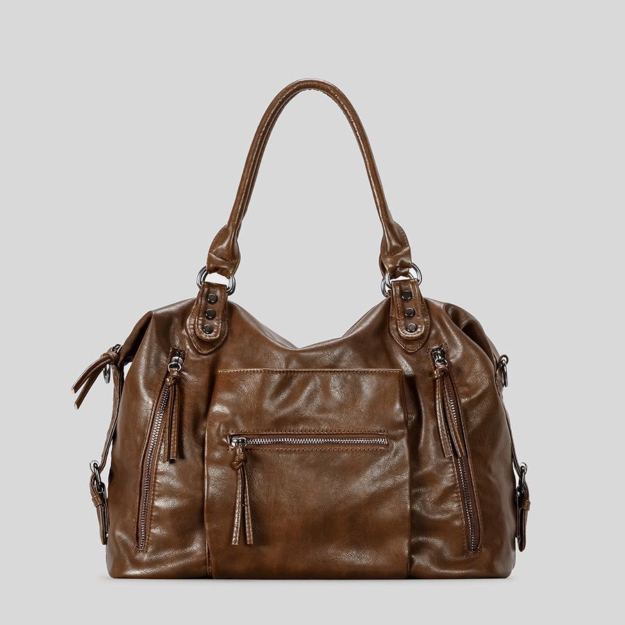 Luxuriöse Leder Hobo Tasche
