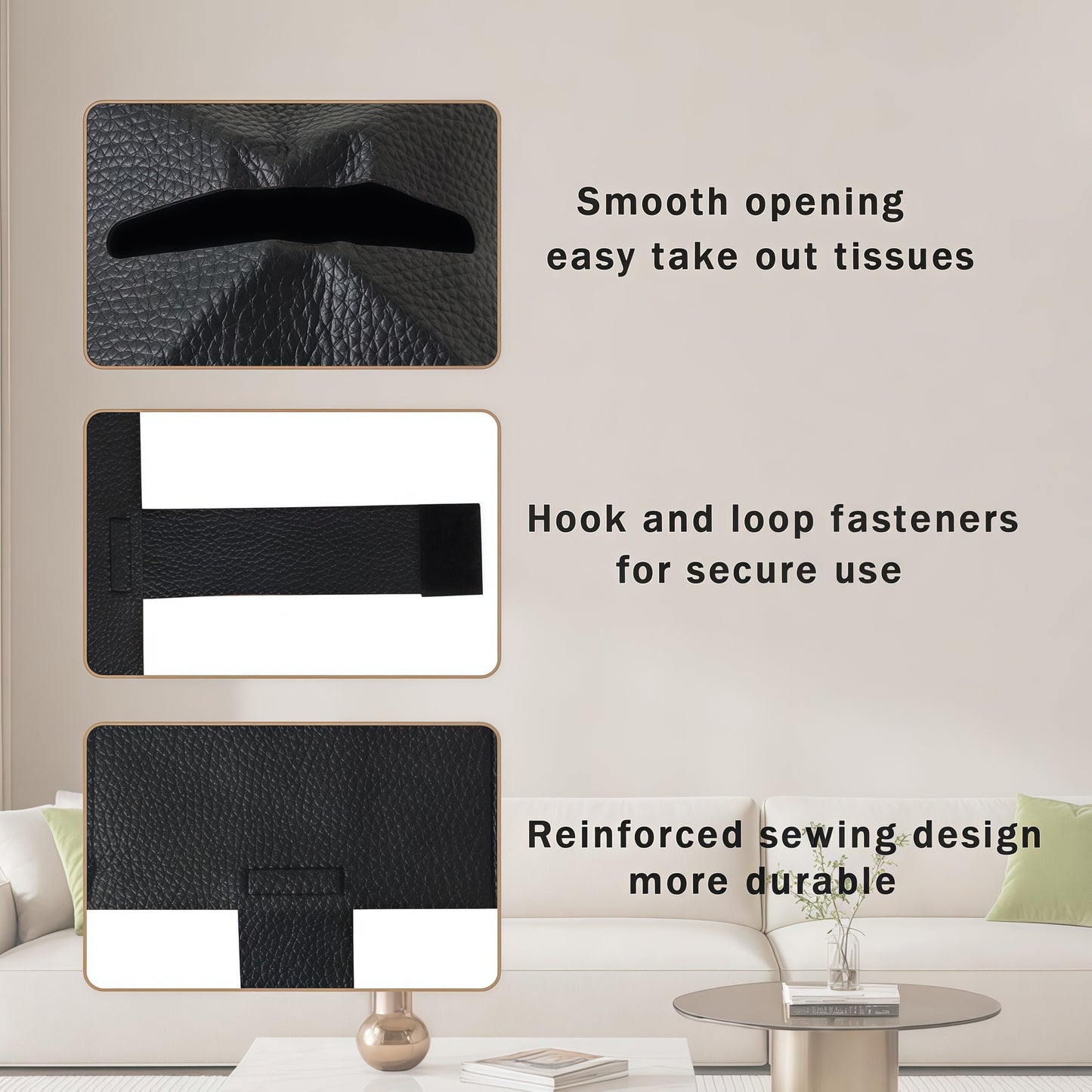 Elegante Tissue-Box-Hülle Brehn
