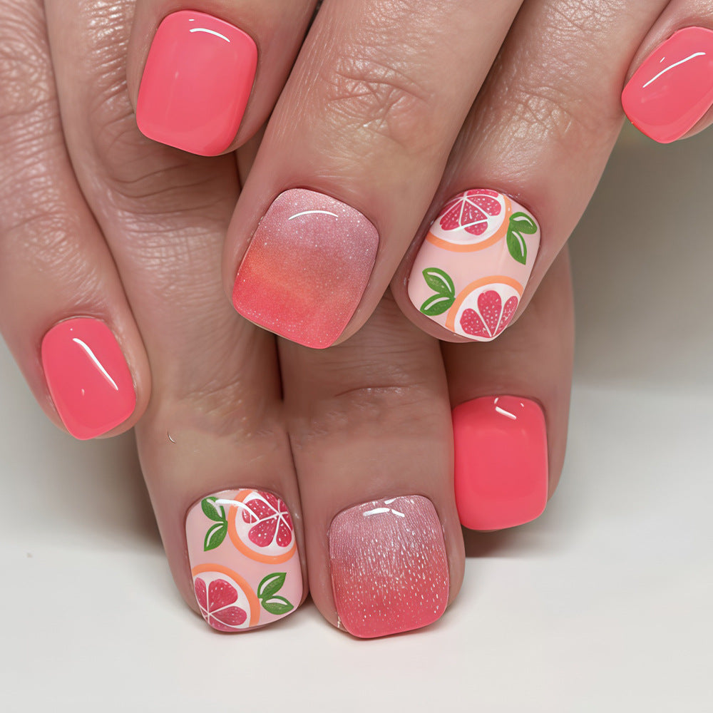 Saisonales thematisiertes Press-On-Nagelkunst-Set Brehn