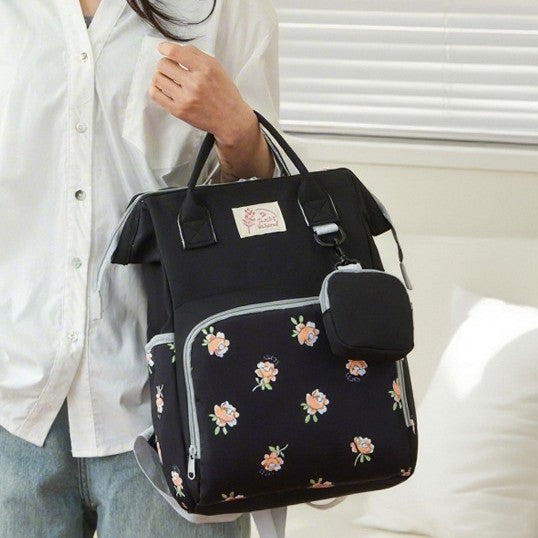 Stilvoller Rucksack mit floralem Muster Brehn
