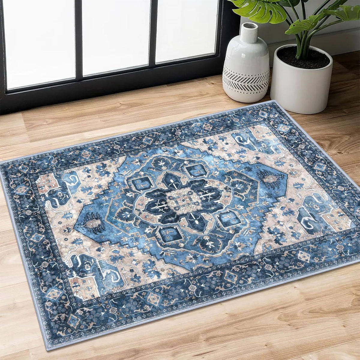 Vintage-inspirierter dekorativer Teppich