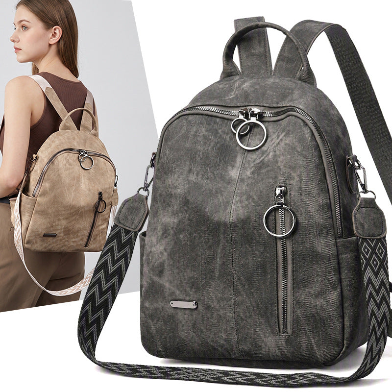 Vintage Leder Rucksack Brehn