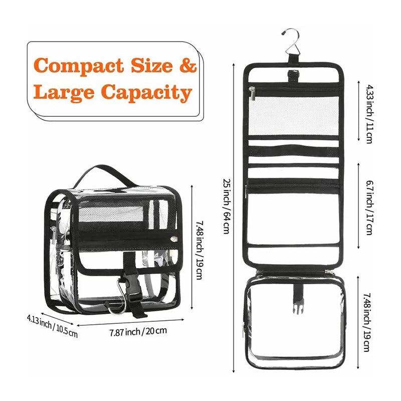 Kosmetik-Organizer mit Transparentem Design und Praktischem Haken Brehn