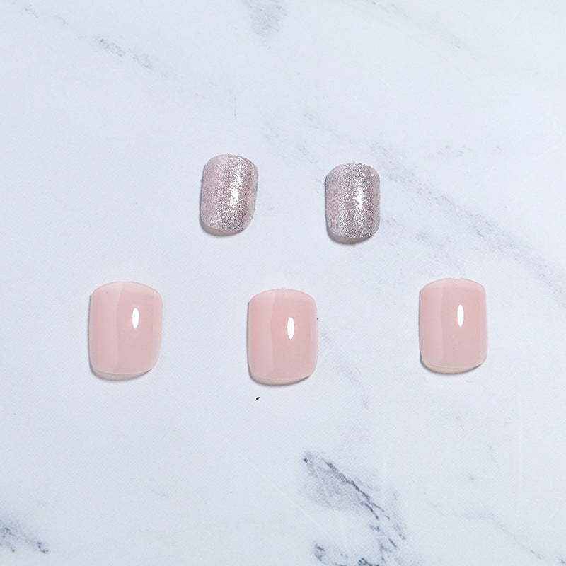 Premium Glänzendes Press-On Nagelset Brehn