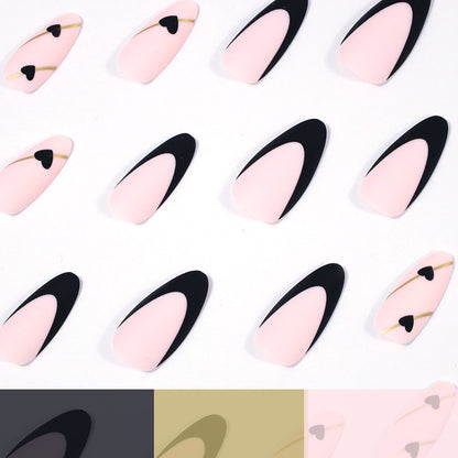 Heart-Accent Stiletto Nagelvergrößerungen Brehn