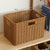 Woven Storage Basket with Ergonomic Cutout Handles Brehn