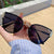 Damen Cat-Eye Sonnenbrille mit eleganten akzentuierten Gläsern Brehn