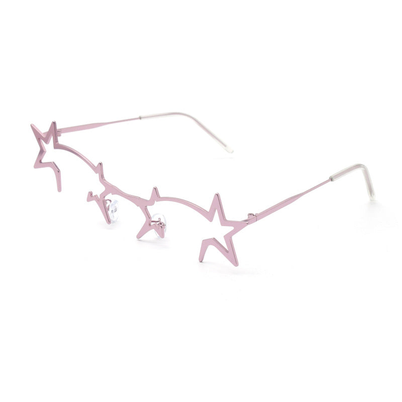 Künstlerische sternförmige Brille Brehn