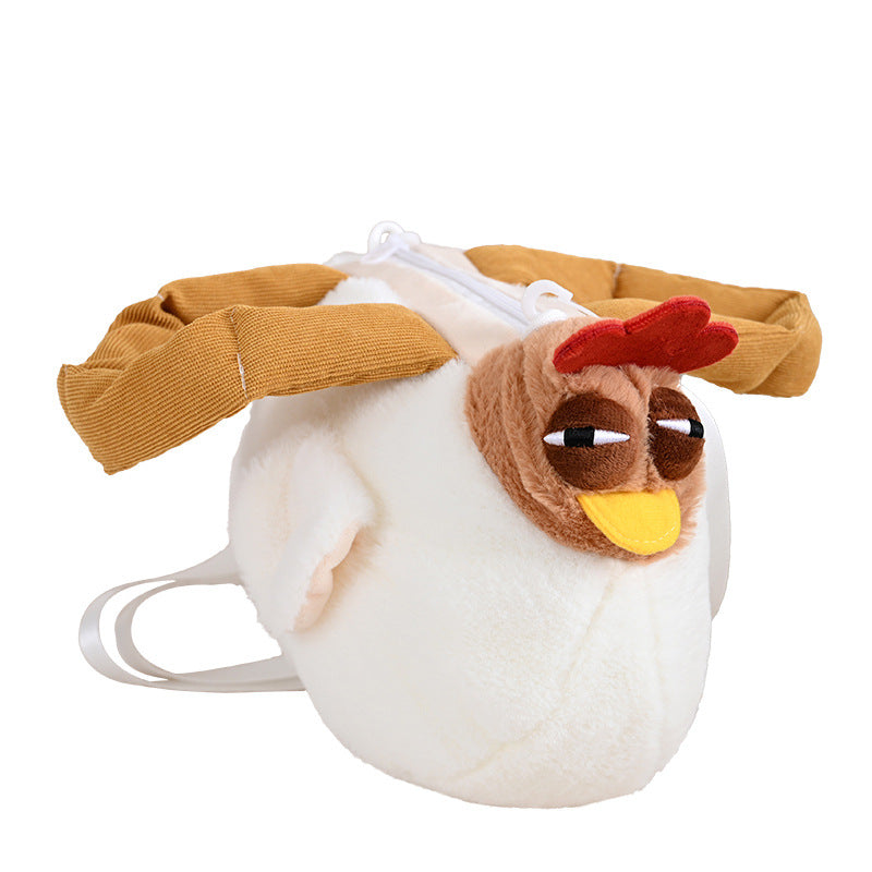 Plüsch-Hühnchen-Themen Mini-Rucksack